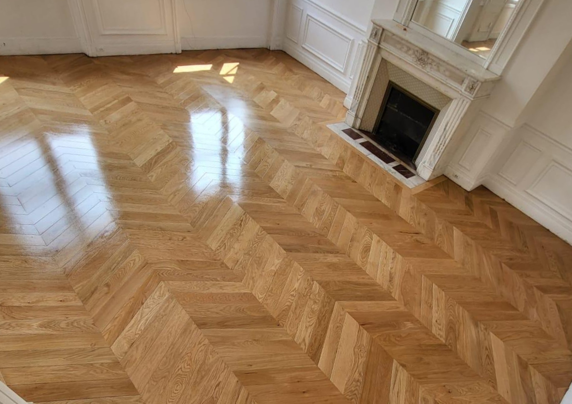 Réalisation de parquet à Paris – chantier PPdP 4