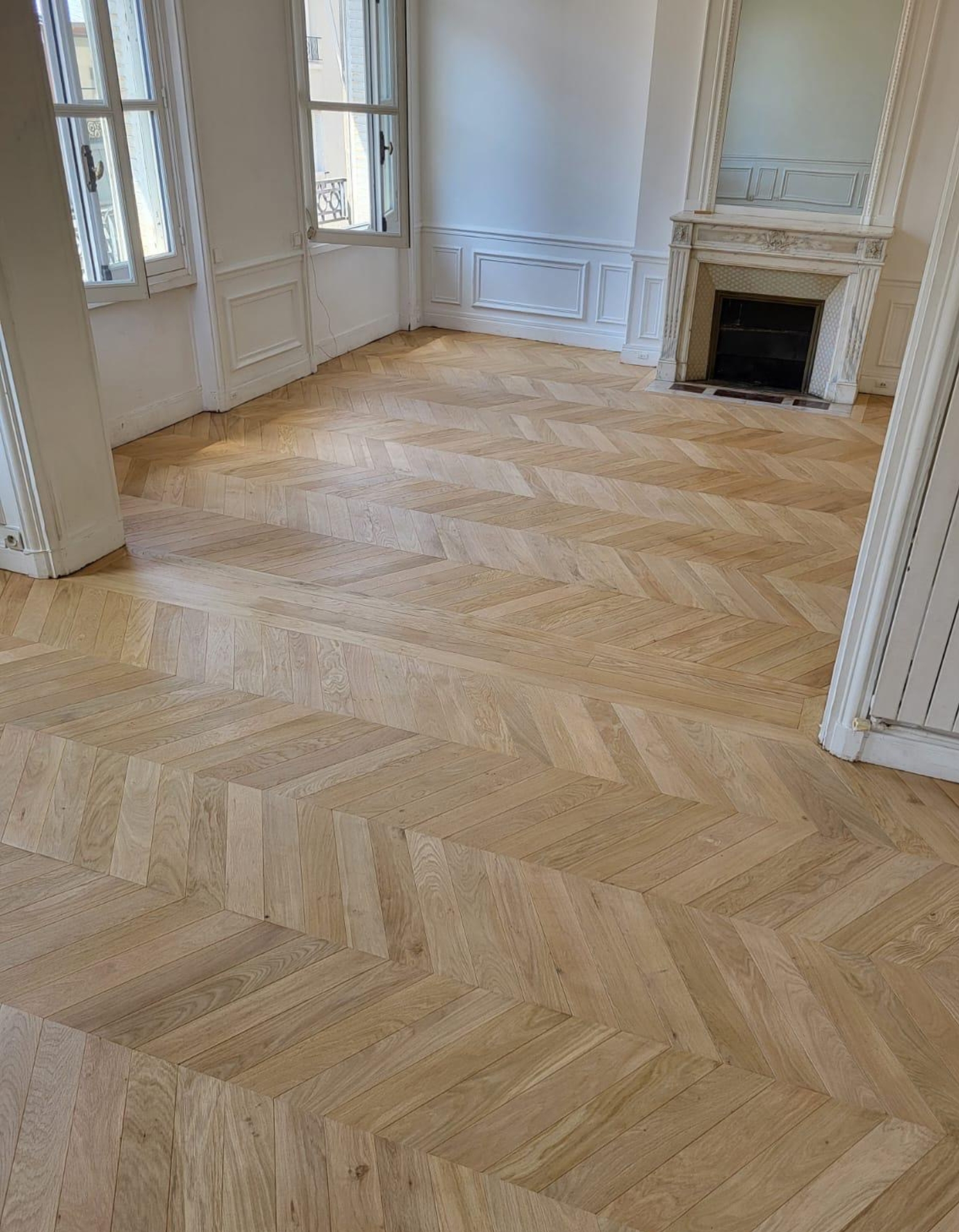 Réalisation de parquet à Paris – chantier PPdP 7