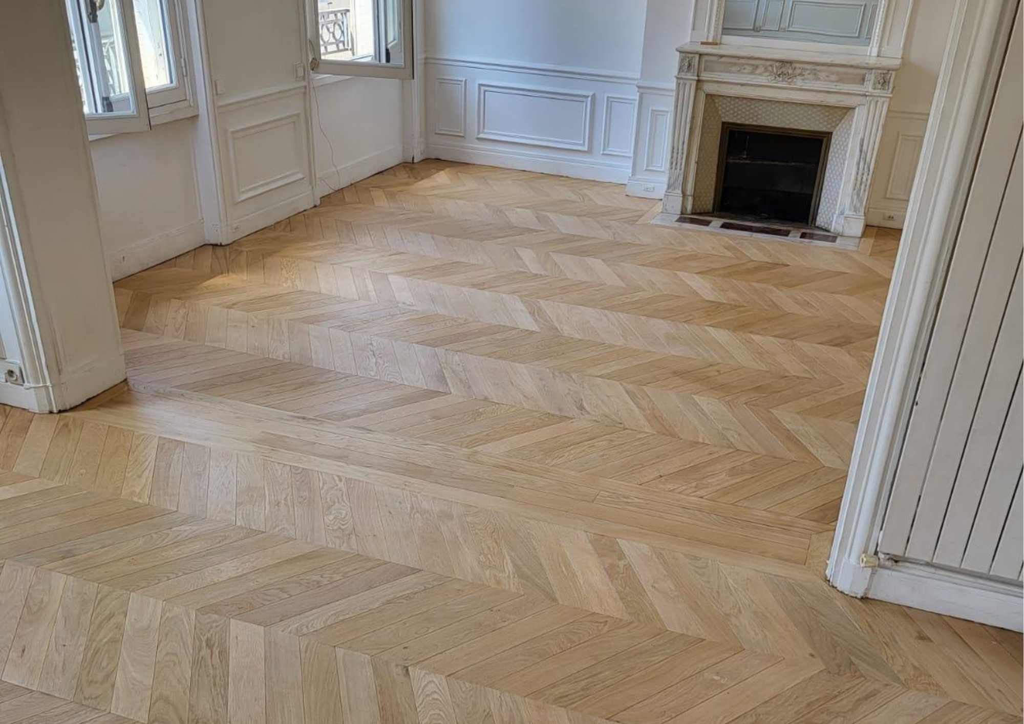 Réalisation de parquet à Paris – chantier PPdP 10