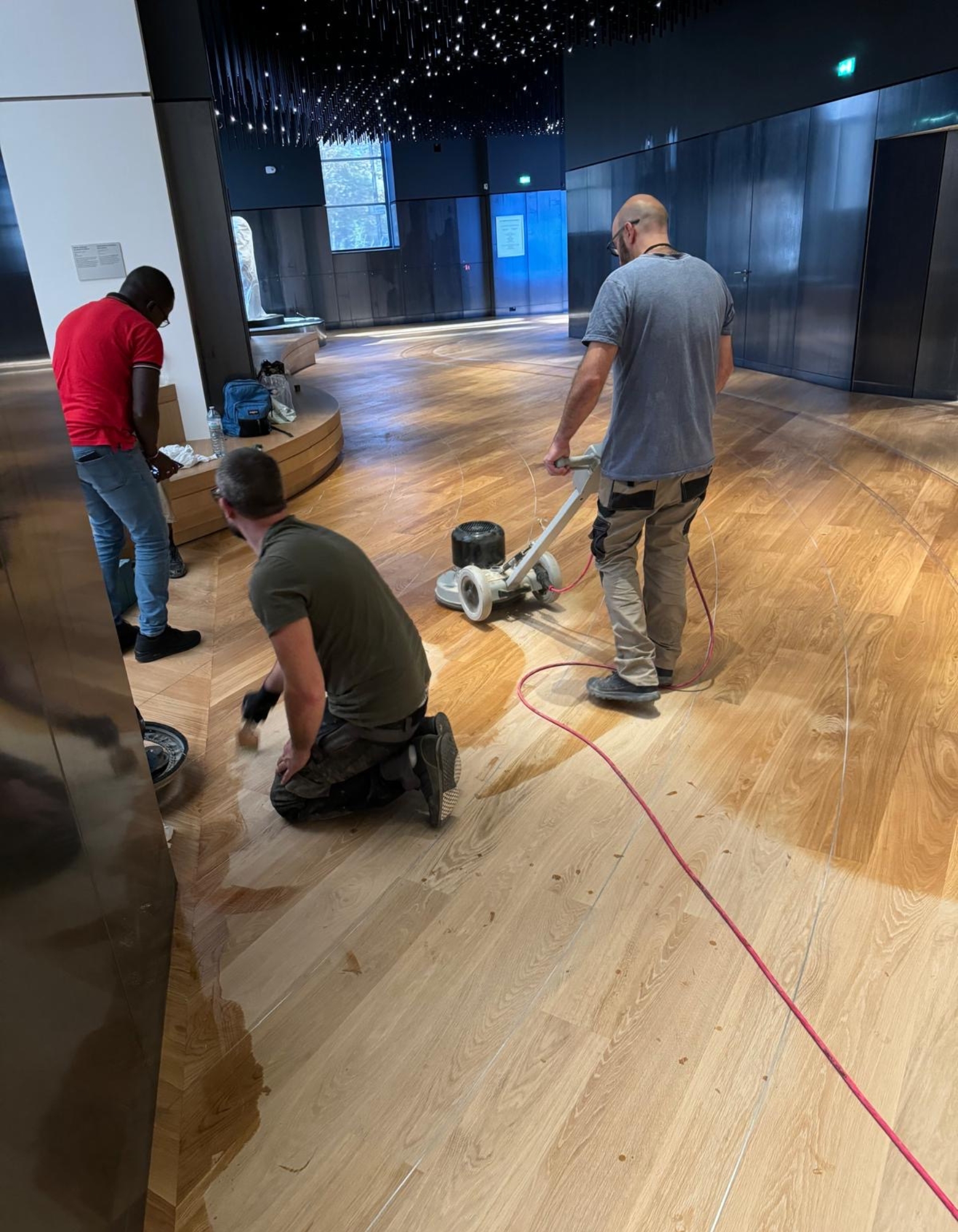 Réalisation de parquet à Paris – chantier PPdP 26