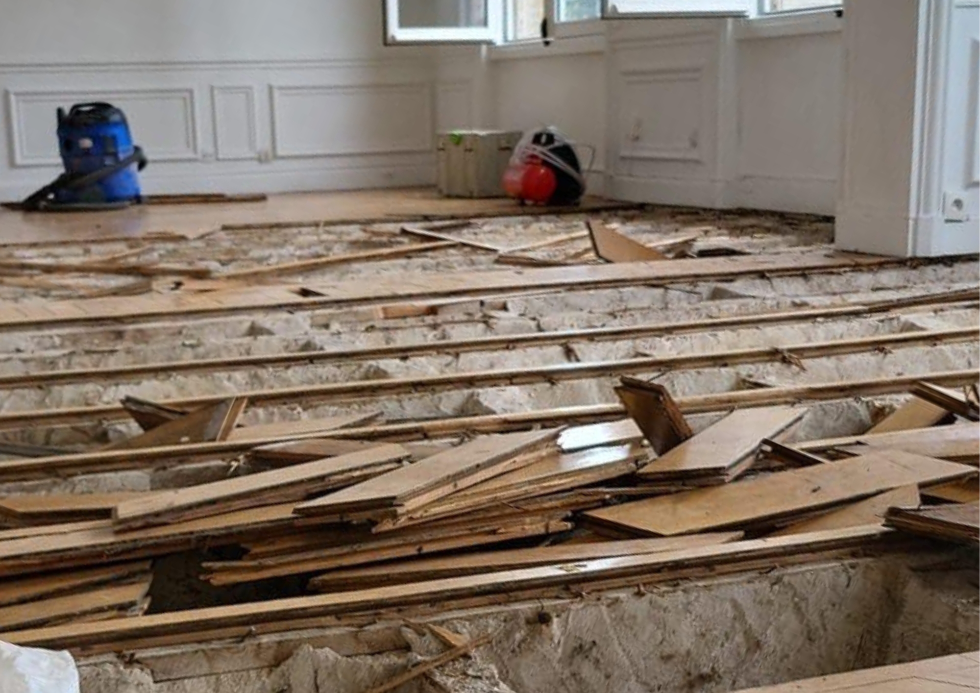 Réalisation de parquet à Paris – chantier PPdP 33