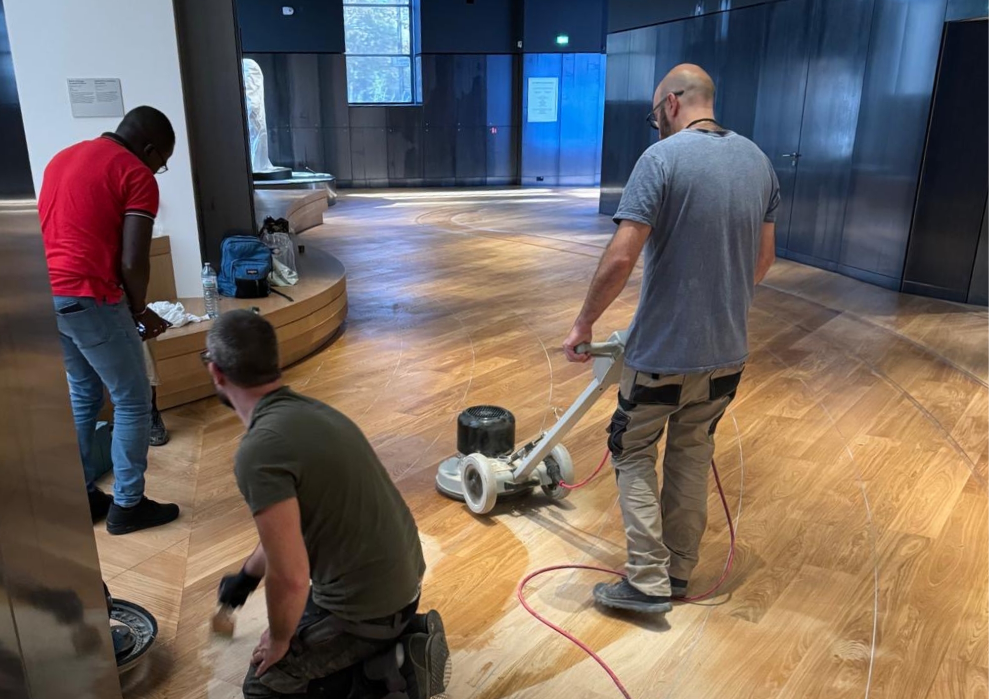 Chantier rénovation de parquet PPdP